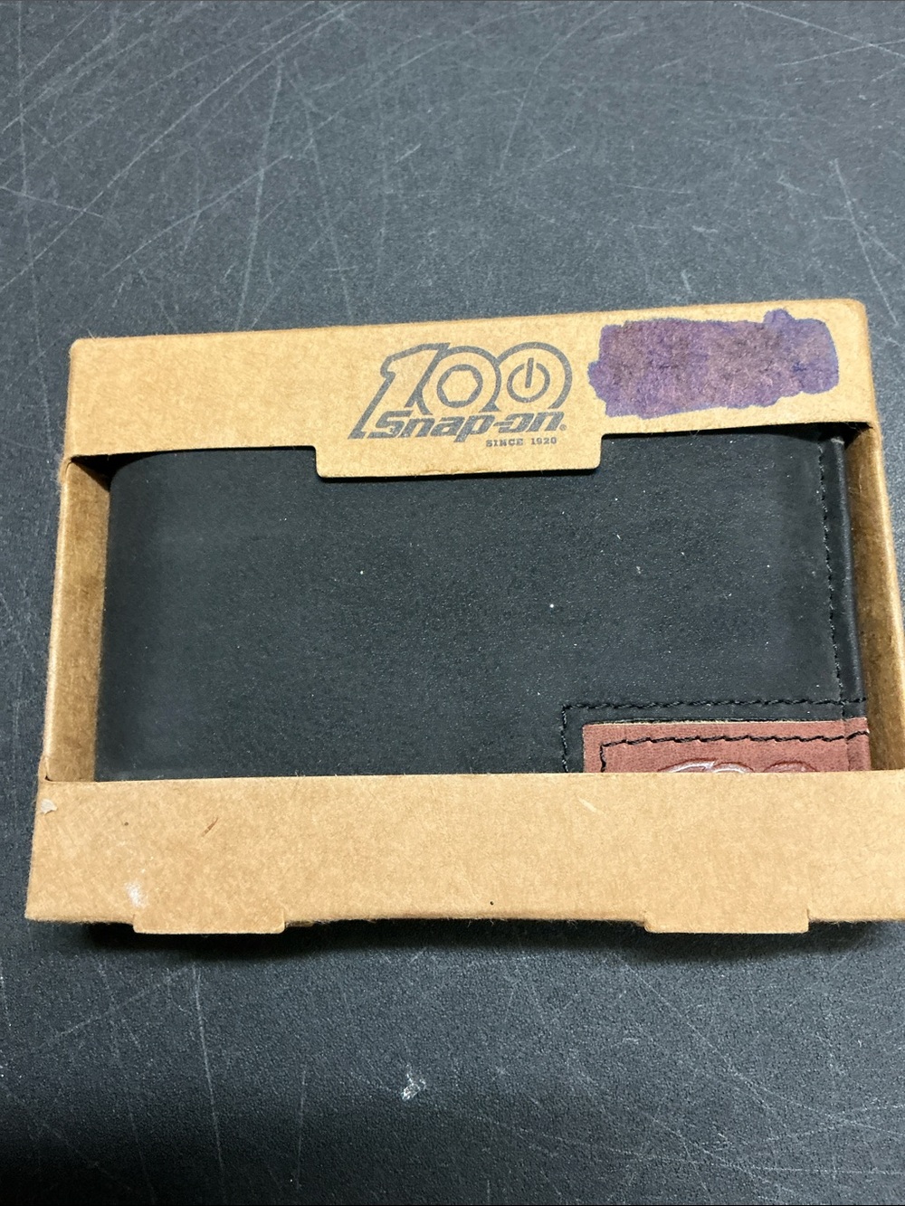 Snap-On Tools 100th Anniversary Leather Wallet/Money Clip NEW